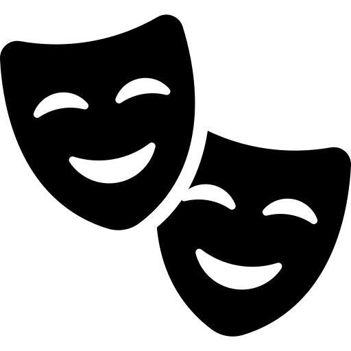 Icône de masques de théatre