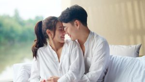 Couple amoureux sexe vanille